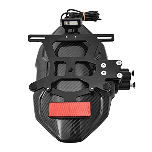 Guardabarros para Moto Guardabarros Trasero De Motocicleta CB650 R Guardabarros De Carbono con Luz LED para Matrícula para Hon-da CB650R CBR650R 2019-2021