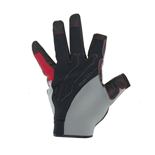 GUL - EVO 2 Winter 3 Finger, Color Black/Red, Talla XL