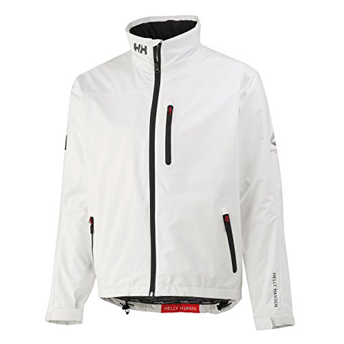 Helly Hansen Crew Midlayer Chaqueta deportiva impermeable, Hombre, Blanco (Bright White), S