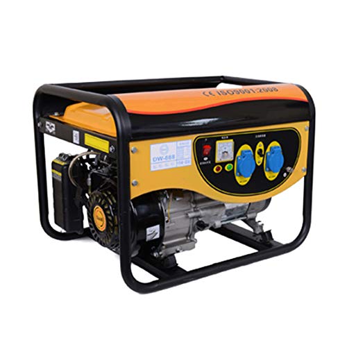 HIOD Grupo Electrógeno Inversor - 3000w, 3kva, 220v, Simplex, Tranquilo Mini Casa Emergencia Generador, Gasolina Gas Natural Gas Licuado Suministro