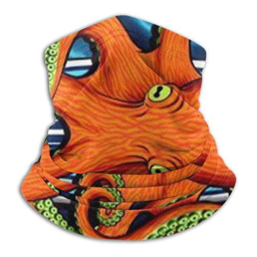 Impresiones de bandana Octopus de viaje Tabla de surf UV Sun Dust Wind Neck Gaiter Half Face Shield Dust Bandana 12-en-1 Multifuncional para exteriores