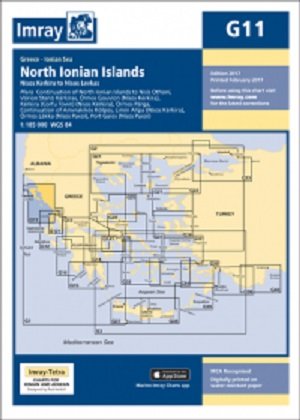 Imray Chart G11: North Ionian Islands - Nisos Kerkira to Nisos Levkas (G Series)