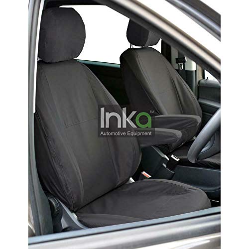 INKA Fundas de asiento delanteras impermeables a medida para Mercedes Clase V Marco Polo – MY 2017 en adelante (negro)