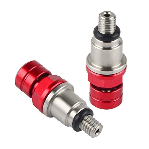 Jdon-hats M5 con suspensión neumática Tenedor Sangradores Aptos for la GASGAS CE XC 250 300 Enduro GP250 GP300 2,018 2,019 Ajuste for CRF (Color : Rojo)