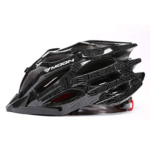 JM- Casco para Montar para Adultos Bicicleta de Carretera protección de Seguridad Casco Ultraligero Moldeado Integrado Correa de Hombro Ajustable (Color : D)