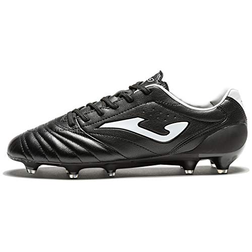 Joma Aguila Pro FG, Bota de fútbol, Black-White, Talla 9.5 US (43 EU)