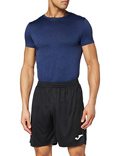 Joma - Nobel, pantalón corto para entrenamiento unisex para adultos negro Large