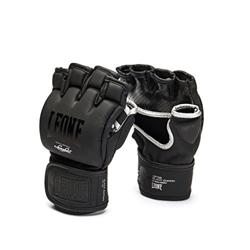 LEONE 1947 Black Edition Guantes de MMA Unisex - Adulto, Negro, M