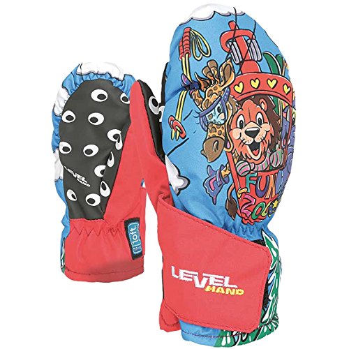 Level Animal Guantes de Invierno, Infantil, Rojo, Small