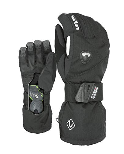 Level Fly - Guantes para hombre, Negro, 9.5 (XL)