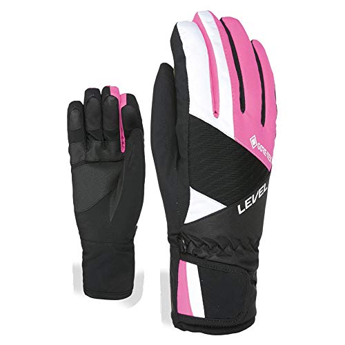 Level Force Jr Guantes, Niñas, Gore-Tex Fucsia, 5,5