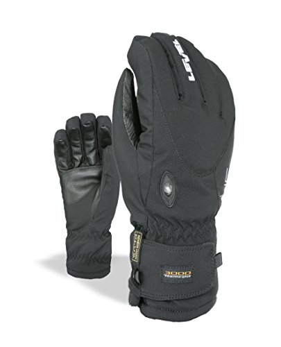 Level Guantes Alpine para hombre, negro, 7