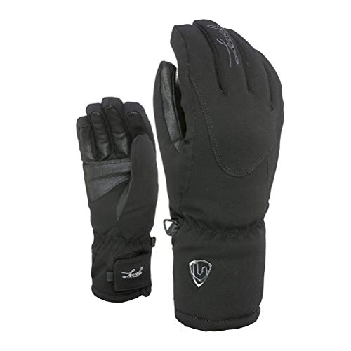 Level Guantes Alpine para Mujer, Color Negro, 6,5