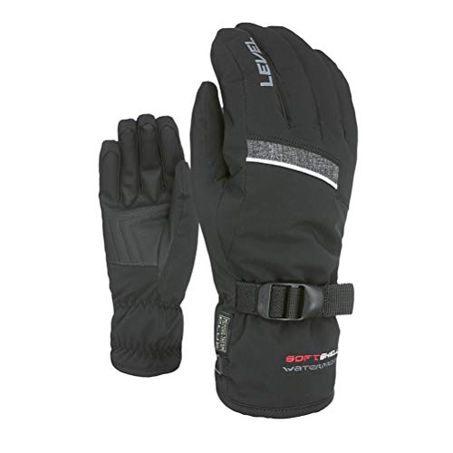 Level – Guantes de esquí y Snow Hero negro – Hombre – Talla XXXXL – Negro