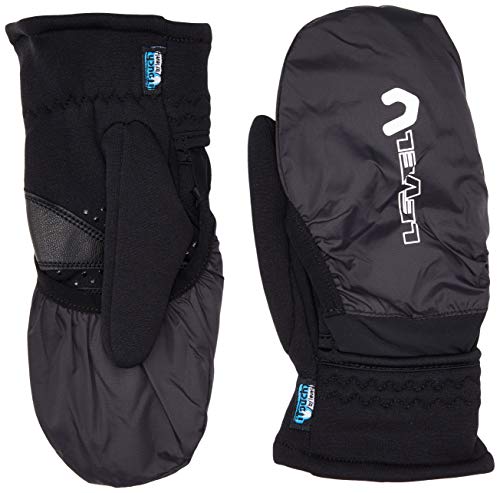 Level Guantes para Hombre Trail Polartec I-Touch Dark, Talla XL