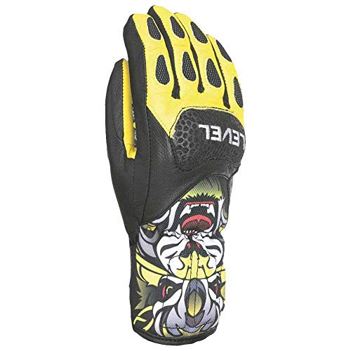 Level Guantes Sq Jr CF Negro Impermeable Transpirable Cálidos - Negro, 6