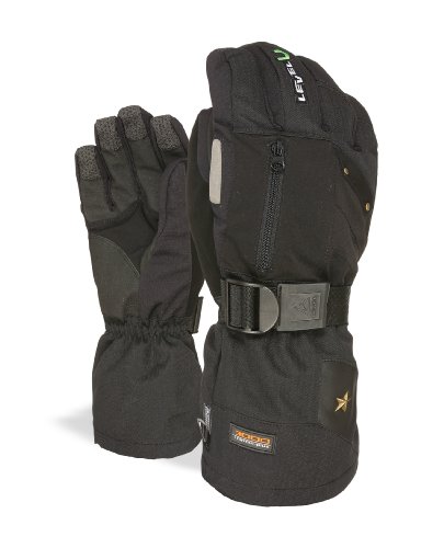 Level Handschuh Star - Guantes de esquí para Hombre, Color Negro, Talla 9