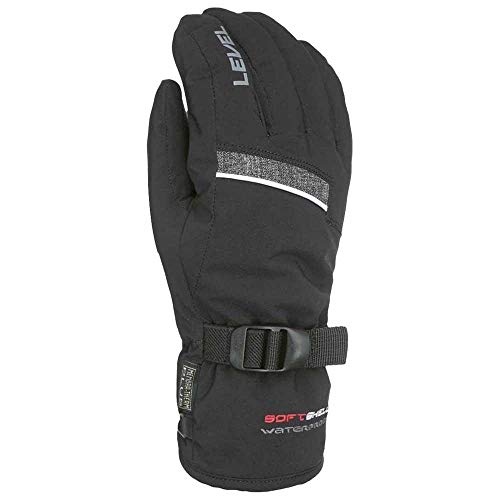 Level Hero - Guantes de Invierno para Hombre, Color Negro, 7,5/SM