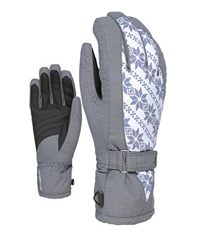 Level Hero W - Guantes de Invierno para Mujer, Color Blanco, 7/S