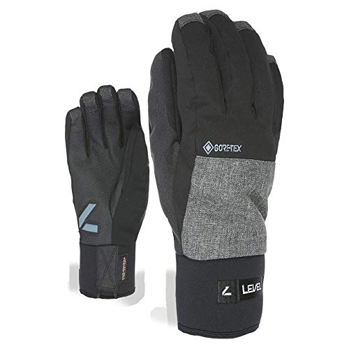 Level Matrix Guantes, Hombre, Gore-Tex Black-Grey, 7