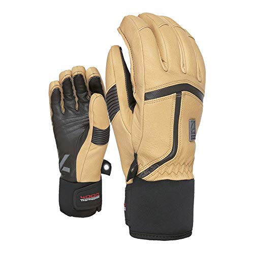 Level Off Piste Leather Guantes, Hombre, Beige, 8