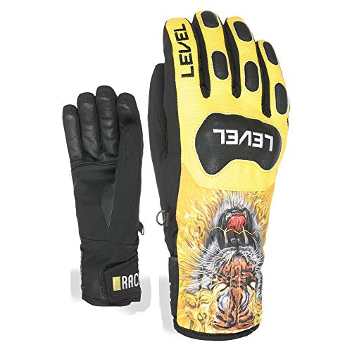 Level Race Jr Guantes, Niños, Goldenrod, 7