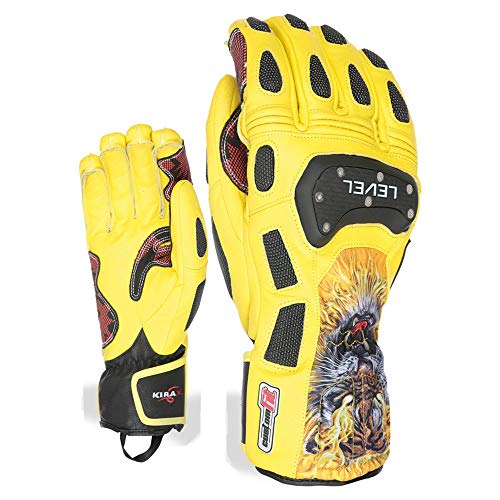 Level Sq CF Guantes, Niños, Goldenrod, 8,5