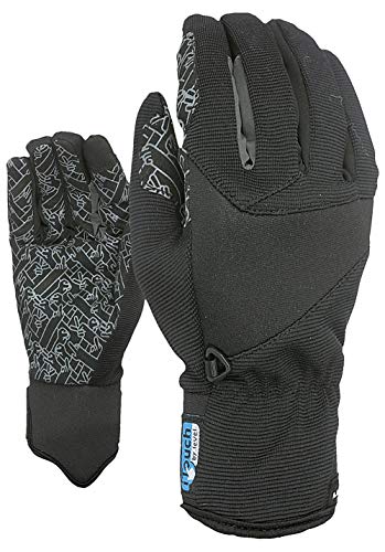 Level Unisex - Adultos Line I-Touch Guantes de Invierno Negro 7/S