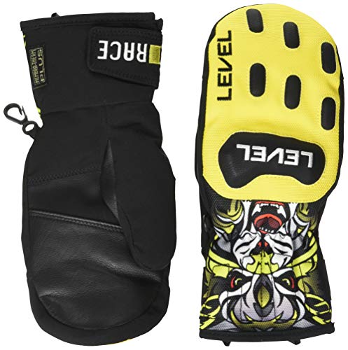 Level Unisex - Adultos Race JR Mitt Guantes de Invierno Yellow, 4 XXS