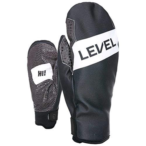 Level Unisex - Adultos Web Mitt Invierno Guantes, Black-Grey, 8/M