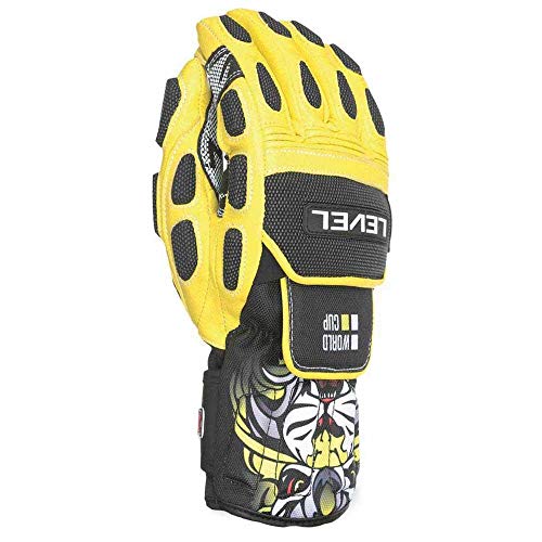 Level Unisex - Adultos Worldcup CF Guantes de Invierno Yellow, 6,5/XS