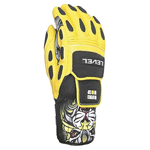 Level Unisex - Adultos Worldcup Jr CF Guante de Invierno Yellow, 4 XXS