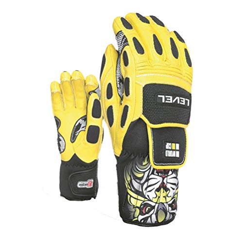 Level Unisex - Adultos Worldcup Jr CF Guante de Invierno Yellow, 5 S