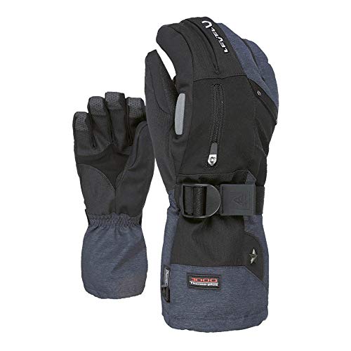 Level Unisex - Guantes de Invierno para Adultos, Star Ninja Navy, 9/L