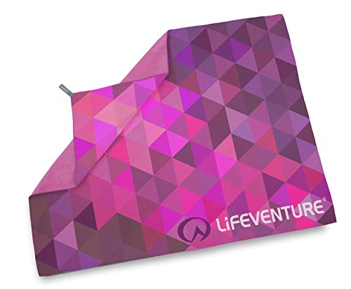 Lifeventure Giant (Pink SoftFibre Advance Trek Towel Triangles), Unisex-Adult