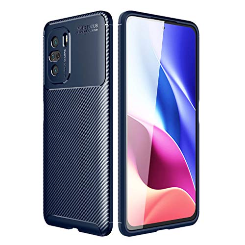 Liner Funda para Xiaomi Poco F3, Estuche Ultra Delgada de Goma de Gel Suave, Carcasa Anti-Choques y Anti- Arañazos para Xiaomi Poco F3 - Azul