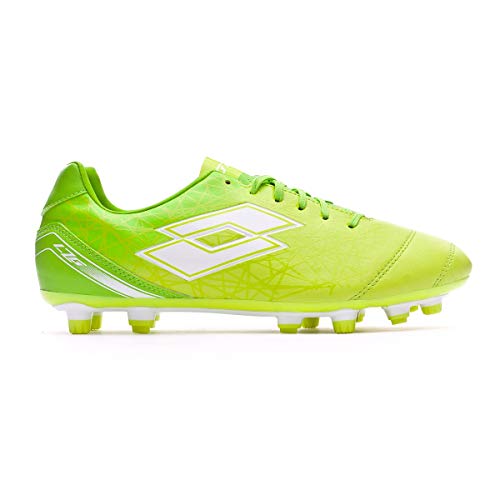 Lotto Lzg 700 X FG, Botas de fútbol Hombre, Verde (Grn Ltn/Wht 010), 43 EU