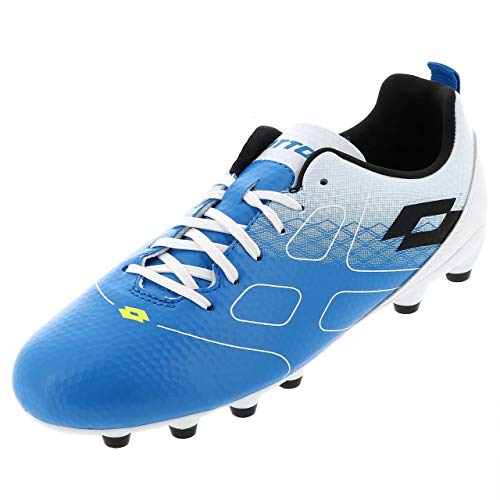 Lotto Maestro 700 FG JR, Botas de fútbol Unisex Adulto, Azul (BLU ATL/Black 000), 37 EU