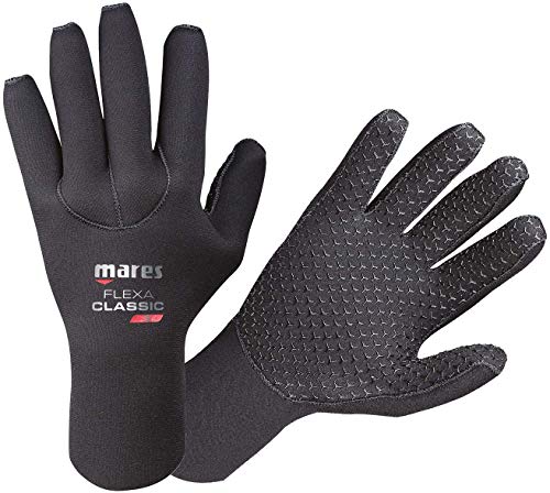 Mares FLEXA Classsic 3 mm Guantes, Adultos Unisex, Negro, M