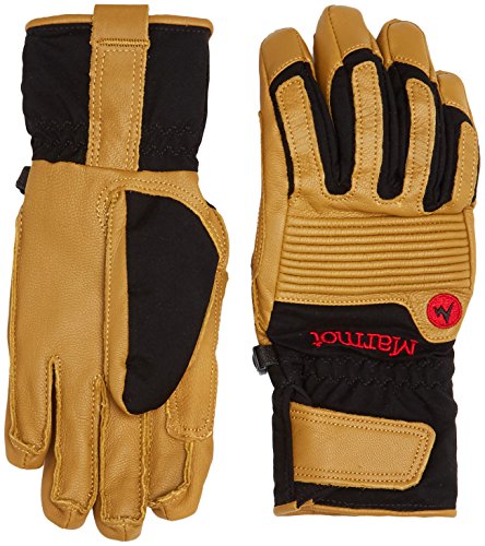 Marmot 15100-1157-3 Guantes para Debajo de Las Mangas, Hombre, Negro/Beige (Tan), S