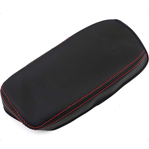 MDHANBK Cojín para reposabrazos, funda de piel para reposabrazos de coche, caja de consola, guantera, funda con alfombrilla de almacenamiento, para Hyundai Tucson 2015-2018