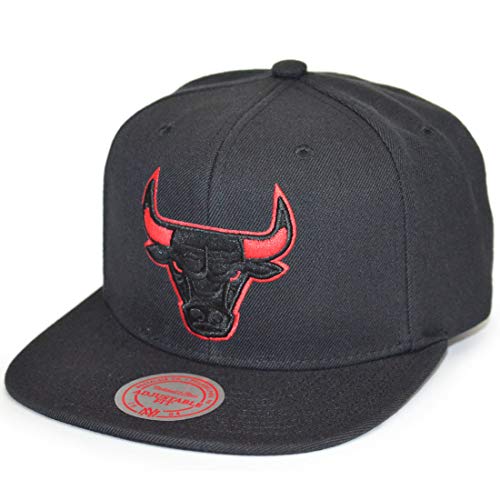 Mitchell & Ness Hombres Gorras Snapback Solid Teams Siren Chicago Bulls