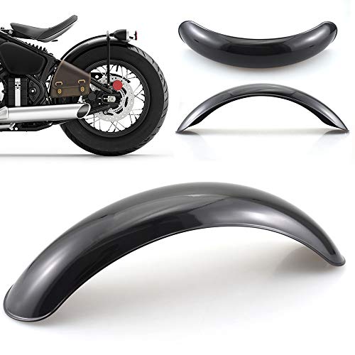 Motocicleta Retro del Metal Negro Brillante Fender Guardabarros Trasero for Harley Bobber Bratstyle Interruptor de Encargo Accesorios for Aplicaciones Guardabarros para Motocicleta