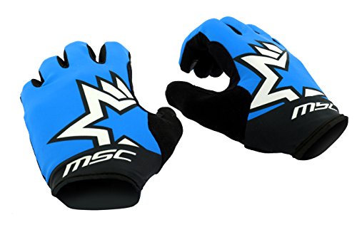 MSC Bikes Glcontrol Guantes de Ciclismo, Sin género, Azul, L