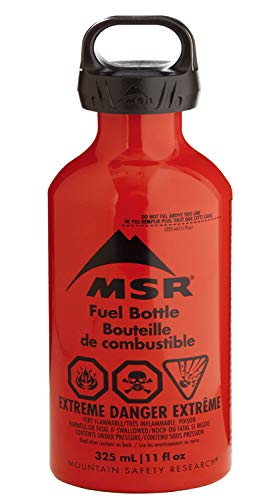 MSR - 11oz Fuel Bottle. CRP Cap, Color Red