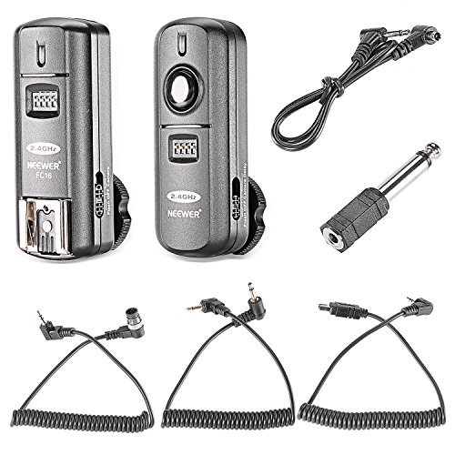 Neewer FC-16 Multi-Canal 2.4GHz 3-IN-1 - Disparador Flash Inalámbrico/ Flash Estudio con Obturador Remoto para D7100 D7000 D5100 D5000 D3200 D3100 D600 D90 D800E D800 D700 D300S D300 D200 D4 D3S D3X D2Xs