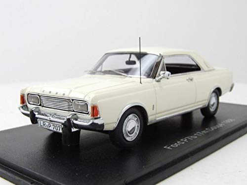 Neo Ford Taunus P7b 20M Coupe 1968 - Coche a escala 1:43, color blanco