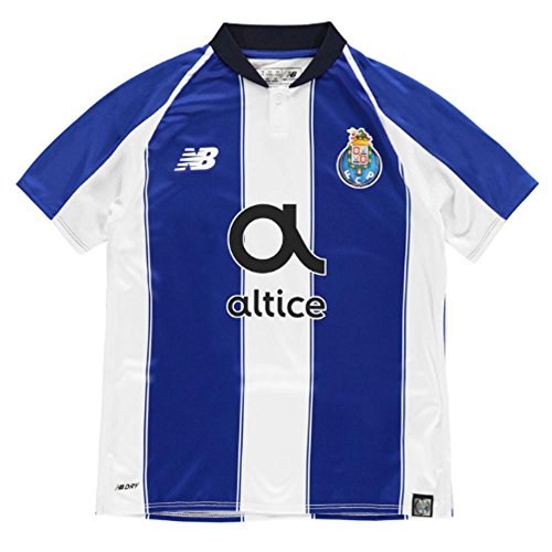 New Balance FC Porto Primera Equipación 2018-2019 Niño, Camiseta, Azul-Blanco, Talla XLB