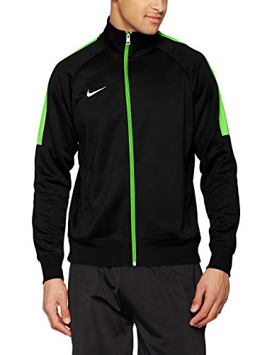 NIKE Bekleidung Team Club Trainer Jacket Chaqueta, Hombre, Black/Volt/Football White, Extra-Large