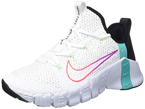 Nike Free Metcon 3, Zapatillas de ftbol Unisex Adulto, White Hyper Violet Flash Crimson Hyper Jade Black Vapor Green, 44 EU